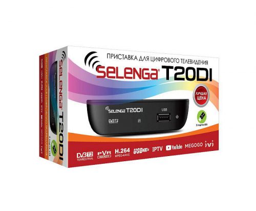DVB-T2 ресивер Selenga T20DI