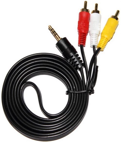 AV-кабель для тв приставки Mini Jack-RCA